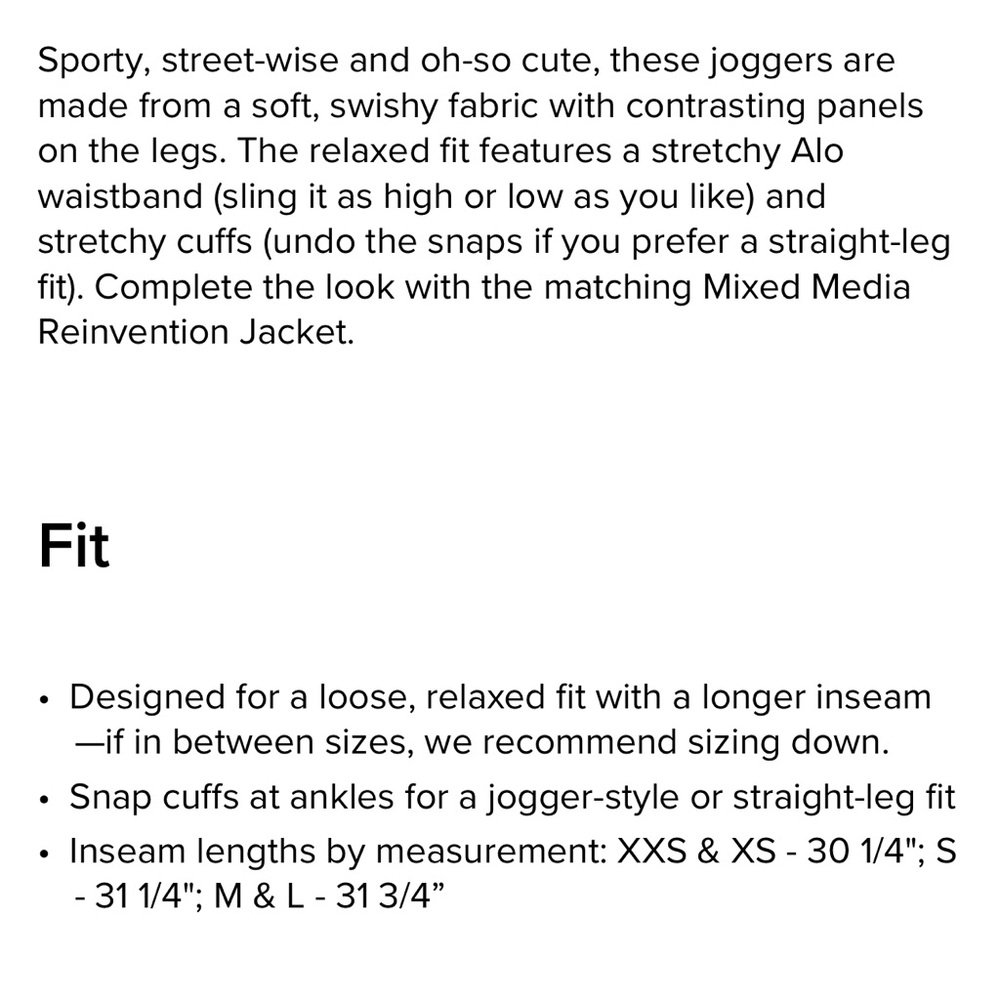 Alo yoga mixed reinvention jogger - Picture 8 of 8